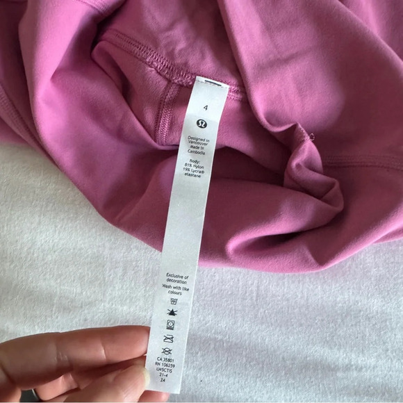 🆕 Lululemon Align HR Pant 28” Pink Blossom - Picture 6 of 9